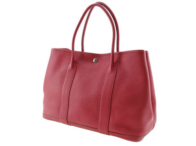 Hermès Borsa Tote PM Hermes Garden Rosso - vista 2