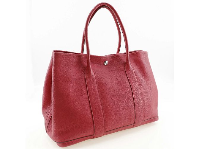 Hermès Borsa Tote PM Hermes Garden Rosso - vista 3