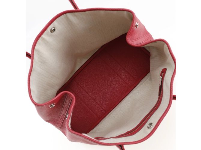 Hermès Borsa Tote PM Hermes Garden Rosso - vista 6