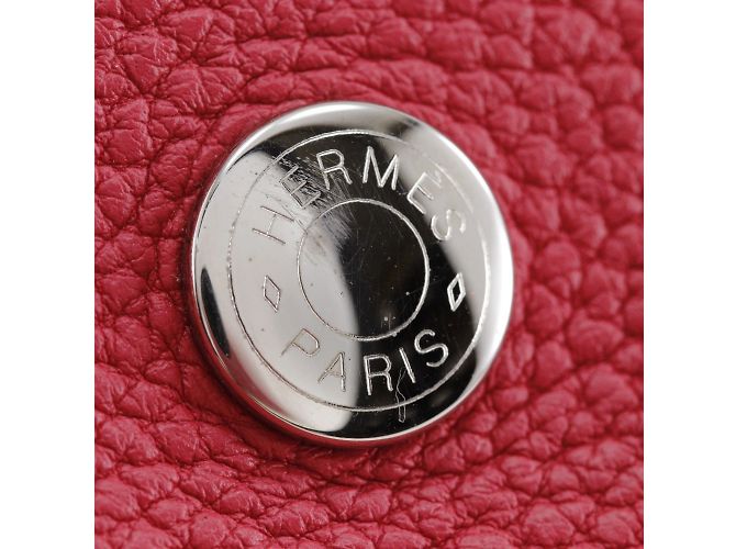 Hermès Borsa Tote PM Hermes Garden Rosso - vista 8