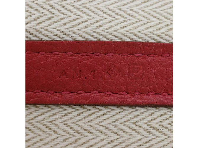 Hermès Borsa Tote PM Hermes Garden Rosso - vista 9