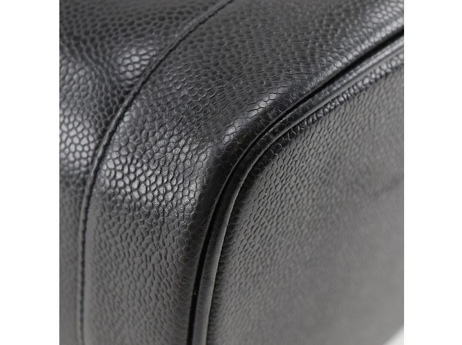 Borsa Vanity in pelle caviar di Chanel Nero - vista 4