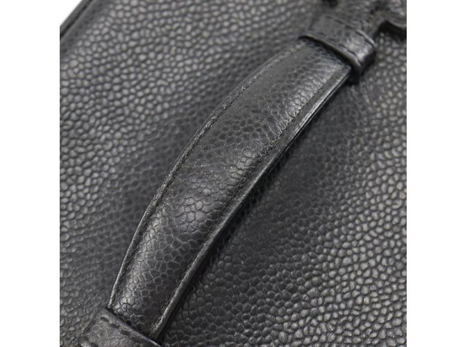 Borsa Vanity in pelle caviar di Chanel Nero - vista 5