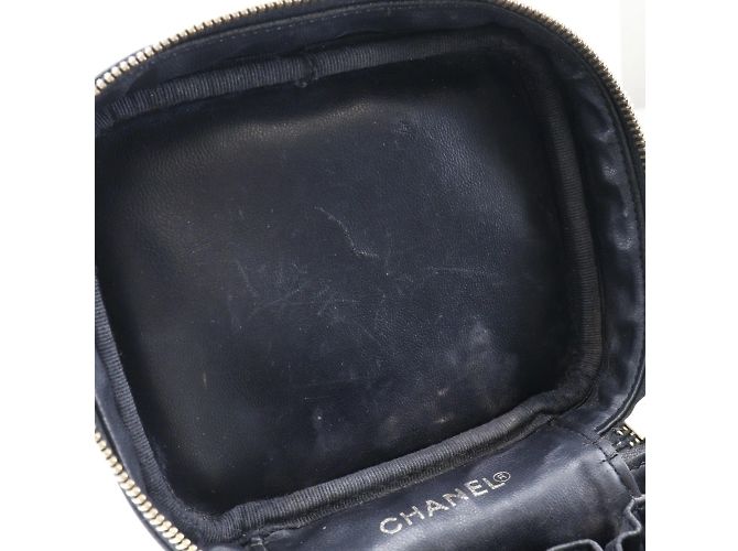 Borsa Vanity in pelle caviar di Chanel Nero - vista 6
