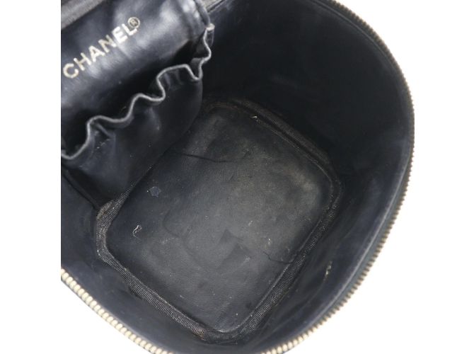 Borsa Vanity in pelle caviar di Chanel Nero - vista 7