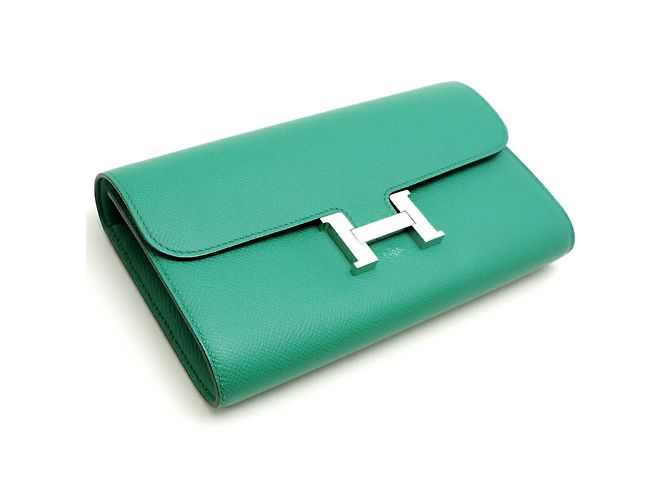 Hermès Constance To Go Lang Wallet Grün - Ansicht 3