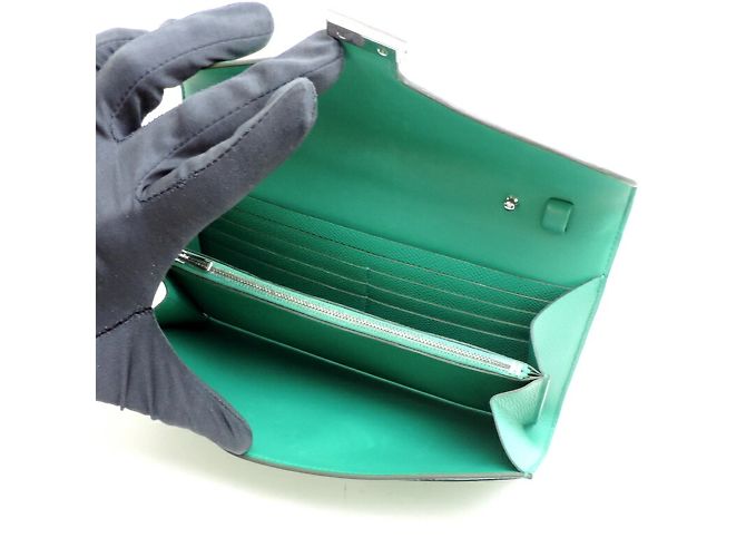 Hermès Constance To Go Lang Wallet Grün - Ansicht 6