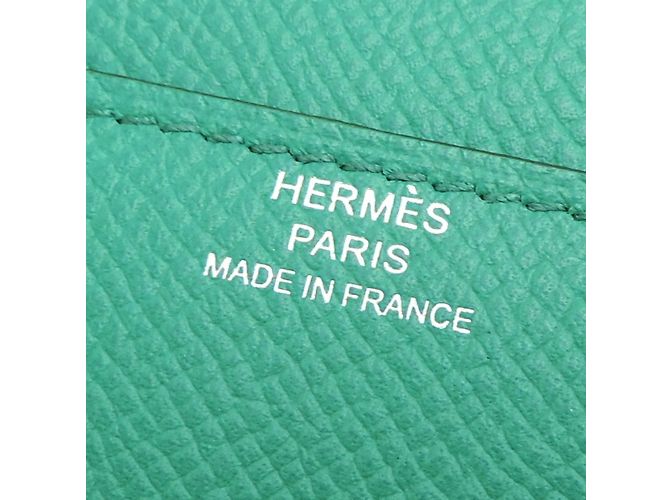 Hermès Constance To Go Lang Wallet Grün - Ansicht 8