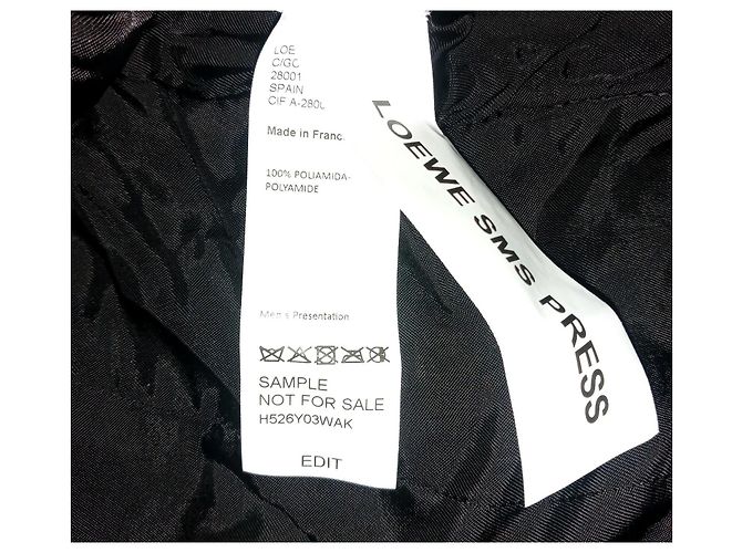 Loewe Regenjacke Schwarz Blau Grau Polyamid - Ansicht 15