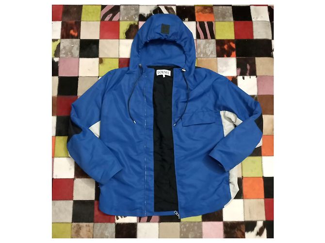 Loewe Regenjacke Schwarz Blau Grau Polyamid - Ansicht 5