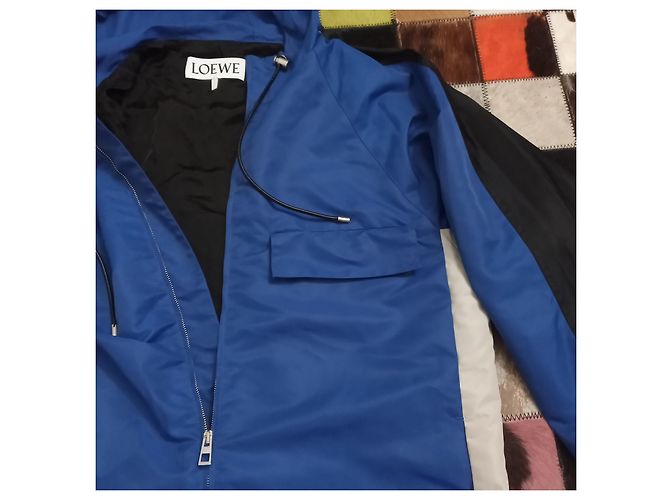 Loewe Regenjacke Schwarz Blau Grau Polyamid - Ansicht 6