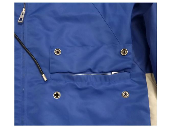 Loewe Regenjacke Schwarz Blau Grau Polyamid - Ansicht 7
