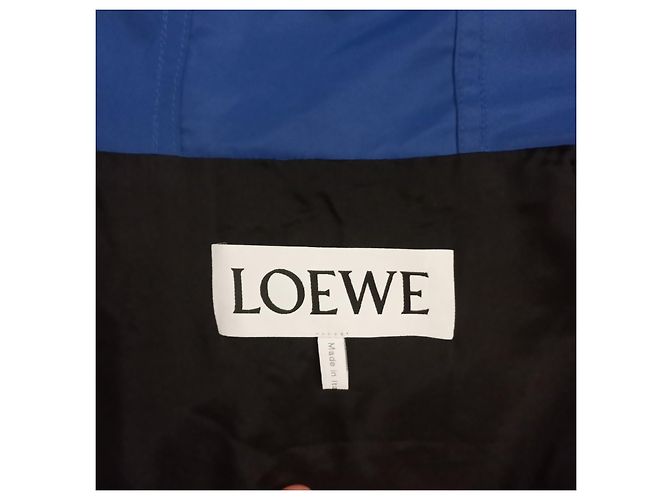 Loewe Regenjacke Schwarz Blau Grau Polyamid - Ansicht 8