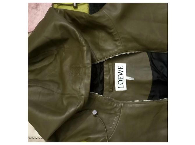Loewe Lederjacke Olivgrün - Ansicht 9