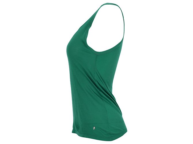 Camiseta sin mangas Dsquared2 en algodón verde - vista 2