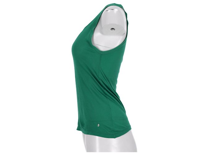 Camiseta sin mangas Dsquared2 en algodón verde - vista 7