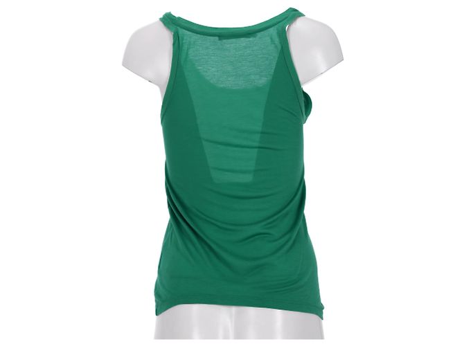 Camiseta sin mangas Dsquared2 en algodón verde - vista 8