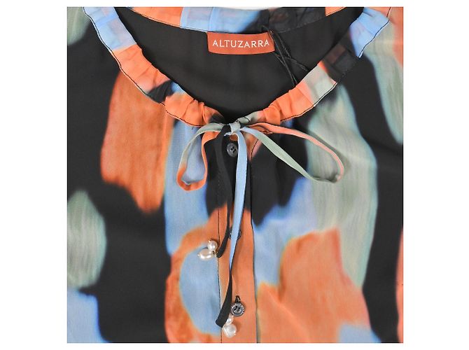 Altuzarra Aether Tie-Dye Midi-Kleid aus mehrfarbigem Polyester Mehrfarben - Ansicht 4