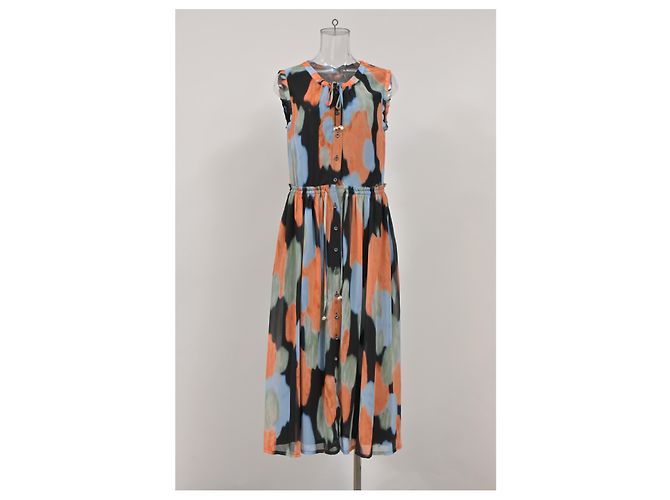 Altuzarra Aether Tie-Dye Midi-Kleid aus mehrfarbigem Polyester Mehrfarben - Ansicht 6