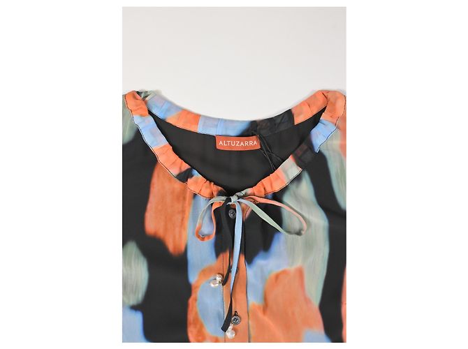 Altuzarra Aether Tie-Dye Midi-Kleid aus mehrfarbigem Polyester Mehrfarben - Ansicht 9