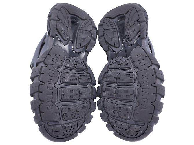 Sneakers con lacci Balenciaga Track in poliuretano nero - vista 4