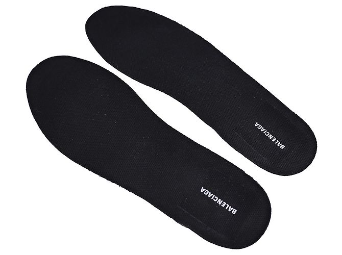 Sneakers con lacci Balenciaga Track in poliuretano nero - vista 8