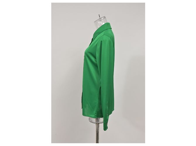 Camisa Abotonada Givenchy en Poliéster Verde - vista 7