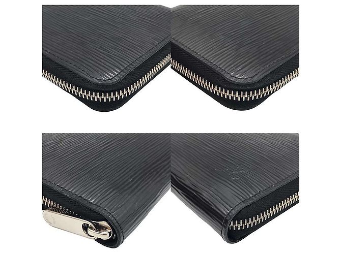 Portafoglio Zippy Epi Louis Vuitton in pelle nera Nero - vista 3