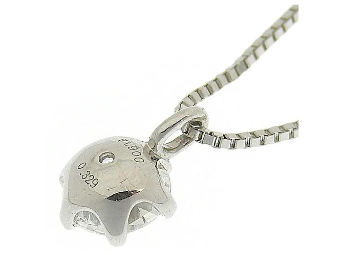 Autre Marque Collana di diamanti Pt850/Pt900 0,329 ct Argento - vista 3