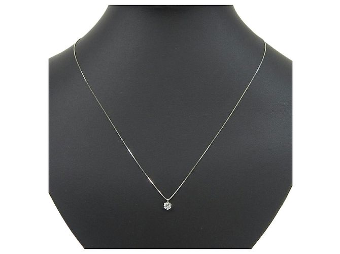 Autre Marque Collana di diamanti Pt850/Pt900 0,329 ct Argento - vista 4