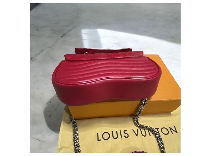 Edición Limitada Louis Vuitton New Wave Chain MM Roja Multicolor - vista 12