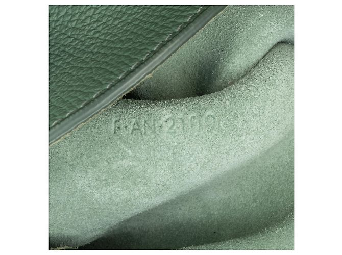 Big Bag Céline Borsa a secchiello Nano Big Verde di Celine - vista 7