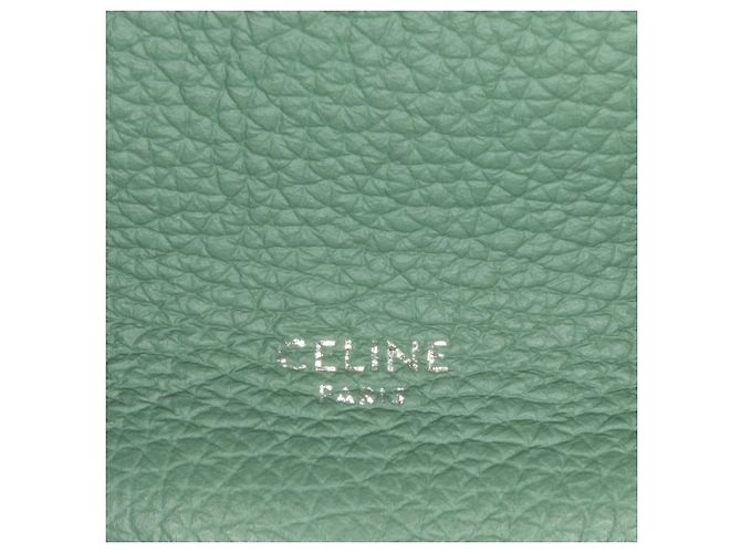 Big Bag Céline Borsa a secchiello Nano Big Verde di Celine - vista 8