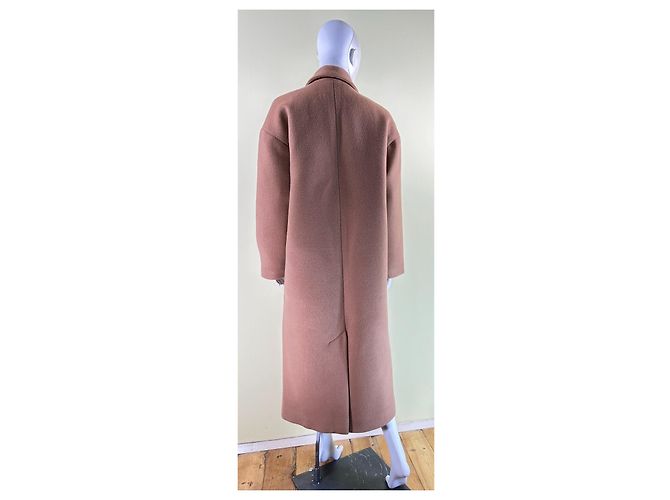 Autre Marque Abrigo largo Bouguessa Osa camel de lana Camello - vista 7