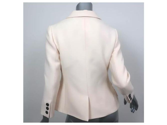 Dior Bar jacket eggshell wool and silk - view 4