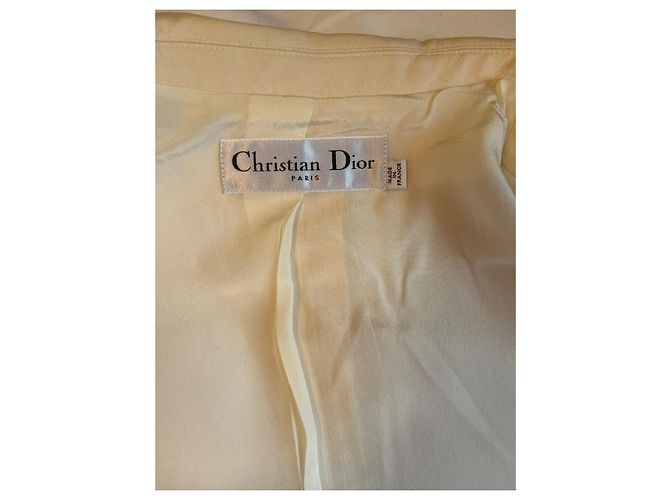 Dior Bar jacket eggshell wool and silk - view 5