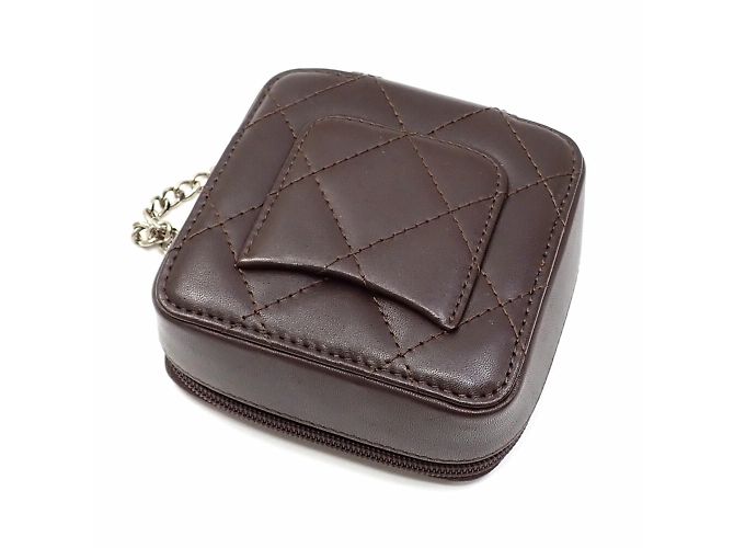 Pochette Linea Cambon di Chanel Arancione Marrone scuro - vista 2