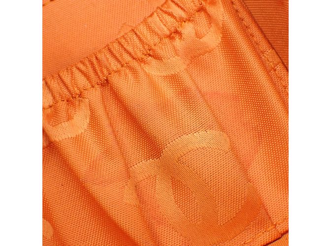 Pochette Linea Cambon di Chanel Arancione Marrone scuro - vista 6