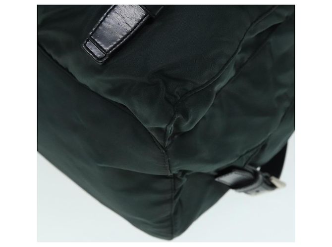 PRADA Rucksack Nylon Khaki Silber Authentisch 90473 - Ansicht 13
