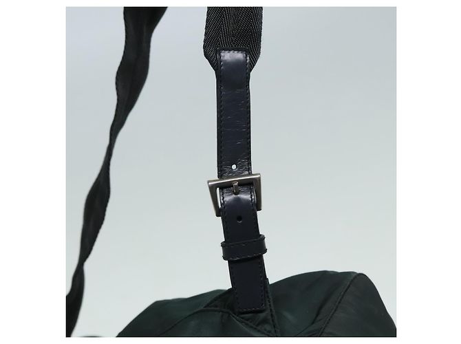 PRADA Rucksack Nylon Khaki Silber Authentisch 90473 - Ansicht 17