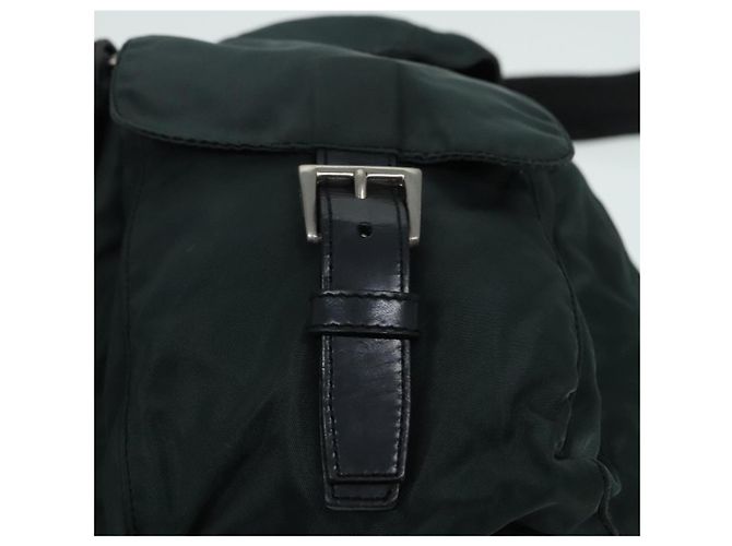 PRADA Rucksack Nylon Khaki Silber Authentisch 90473 - Ansicht 19