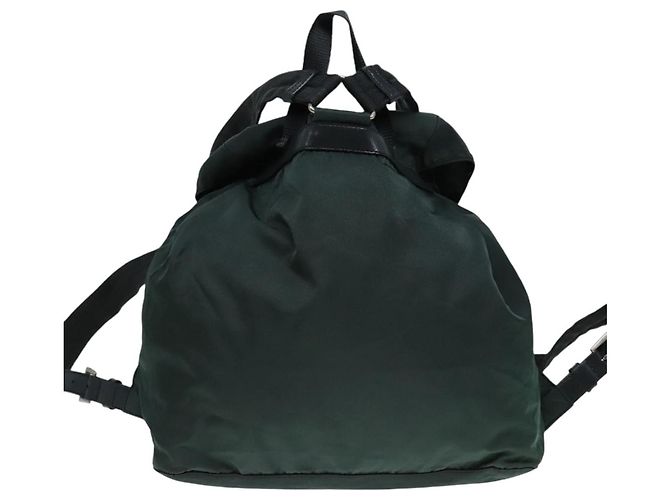 PRADA Rucksack Nylon Khaki Silber Authentisch 90473 - Ansicht 3