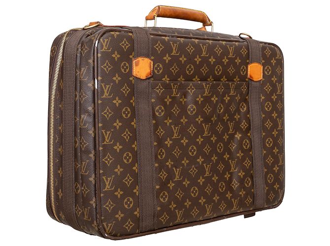 Borsa da viaggio Monogram Satellite Louis Vuitton Marrone - vista 3