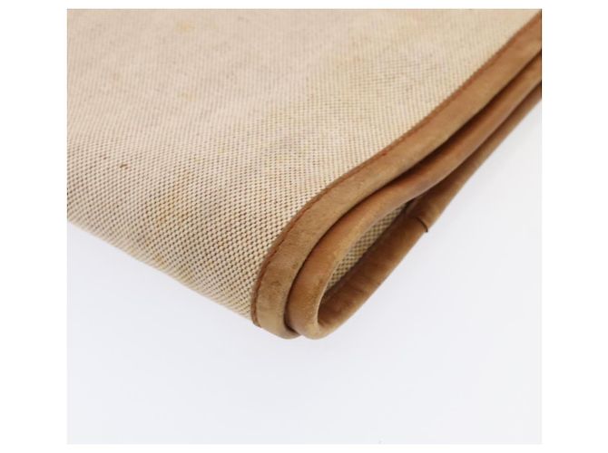 Hermès HERMES Garment Cover Canvas Leather Beige Auth bs17258 - view 11