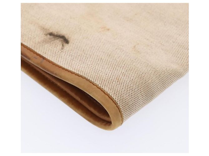 Hermès HERMES Garment Cover Canvas Leather Beige Auth bs17258 - view 12