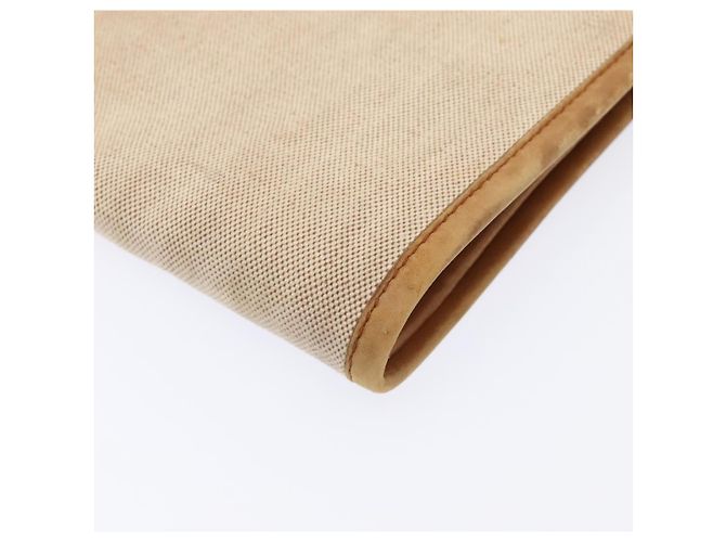 Hermès HERMES Garment Cover Canvas Leather Beige Auth bs17258 - view 13