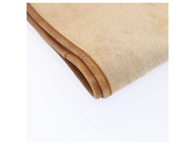 Hermès HERMES Garment Cover Canvas Leather Beige Auth bs17258 - view 14