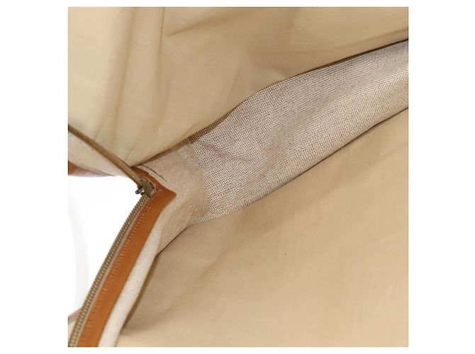 Hermès HERMES Garment Cover Canvas Leather Beige Auth bs17258 - view 24
