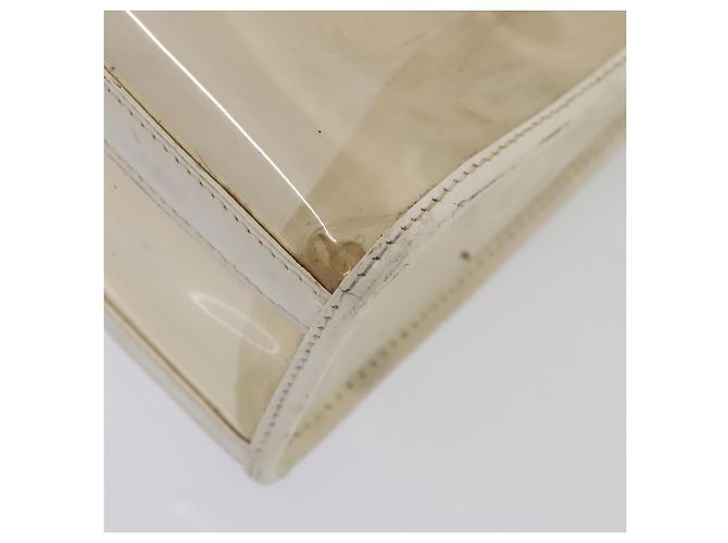 Borsa a Spalla GUCCI Vinile Trasparente Bianco Argento 001 2058 1772 5 Auth bs17041 - vista 10