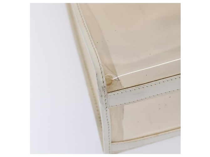 Borsa a Spalla GUCCI Vinile Trasparente Bianco Argento 001 2058 1772 5 Auth bs17041 - vista 11